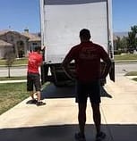 Man watching a truck