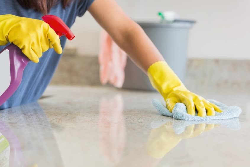 Cleaning floor